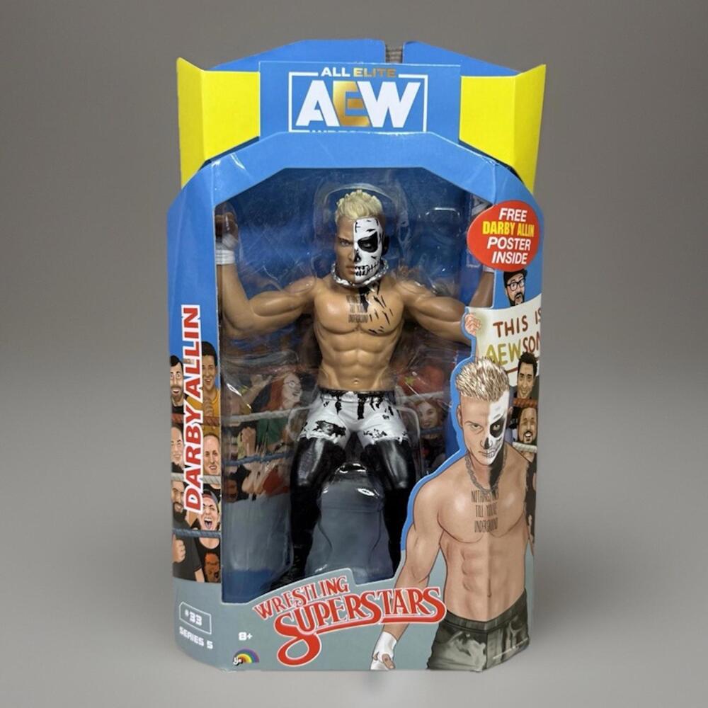 Darby Allin AEW Wrestling Superstars #33 Series 5 w/ Poster